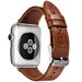 Curea iUni compatibila cu Apple Watch 1/2/3/4/5/6/7, 38mm, Vintage, Piele, Brown