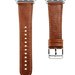 Curea iUni compatibila cu Apple Watch 1/2/3/4/5/6/7, 38mm, Vintage, Piele, Brown