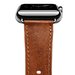 Curea iUni compatibila cu Apple Watch 1/2/3/4/5/6/7, 42mm, Vintage, Piele, Brown